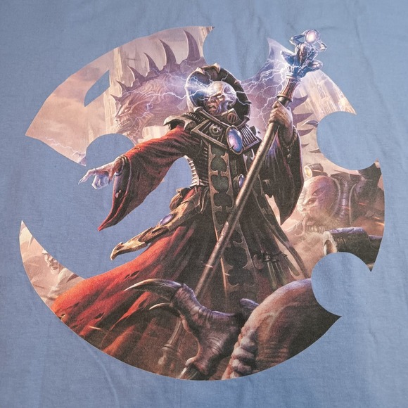 WARHAMMER Genestealer Cults t Shirt Mens XL Purple Lavander Video Game PC Gamer - Picture 3 of 7
